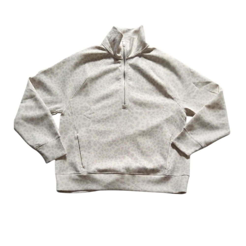 YPB‎ Abercrombie Cream Quarter-Zip Sweater